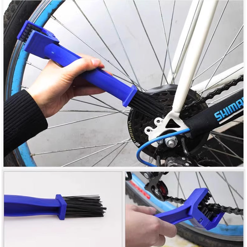 Cleaning Brush, Ideal for motorcycle &amp; bicycle chain and electric car flywheel maintenance, a practical bike accessory.