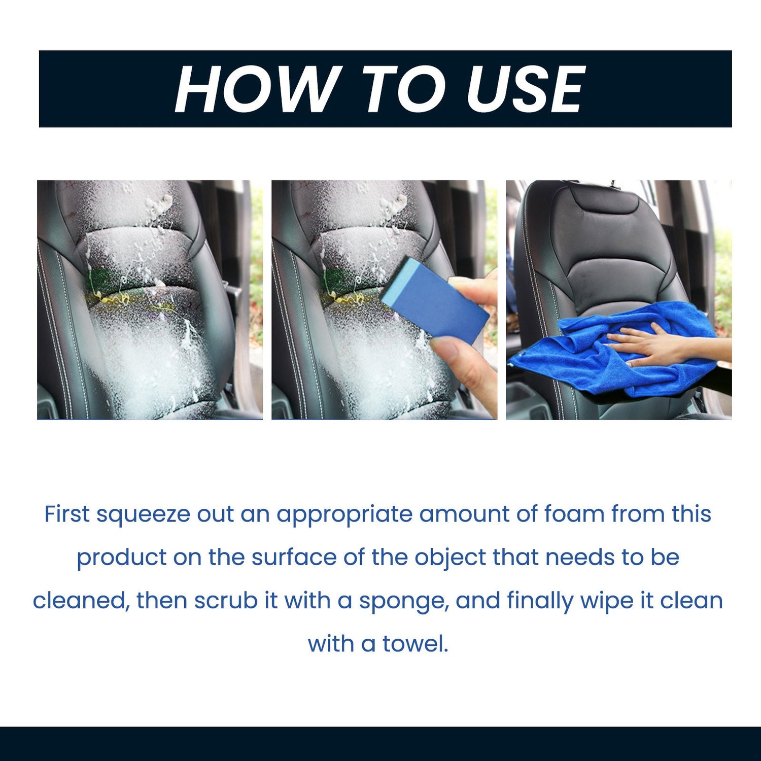 Car Seat Foam Cleaner