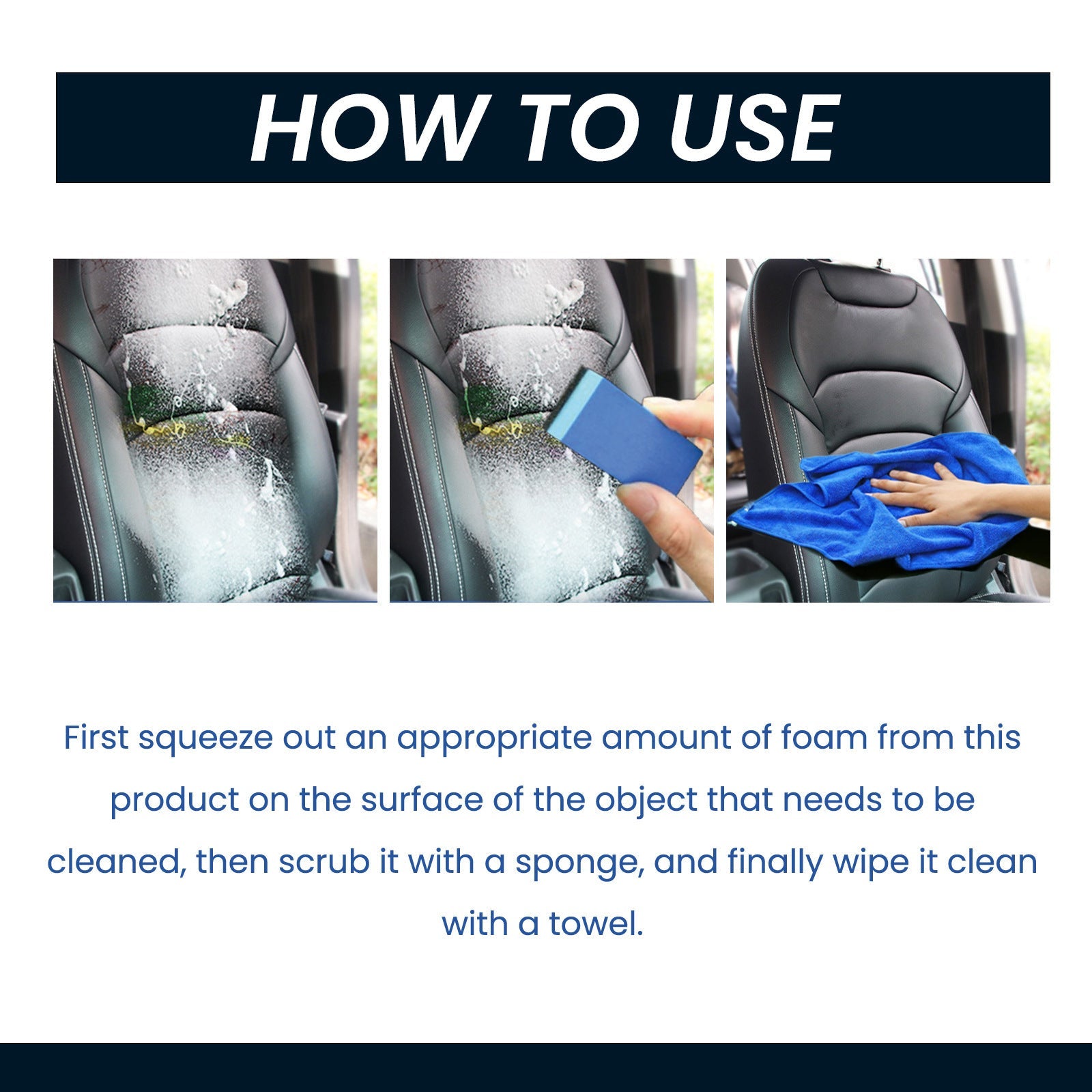 Car Seat Foam Cleaner