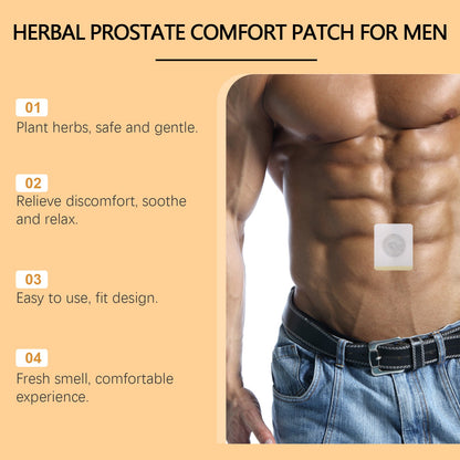 Herbal Prostate Comfort Patch For Men, Prostate Care Patch Soothes Men&