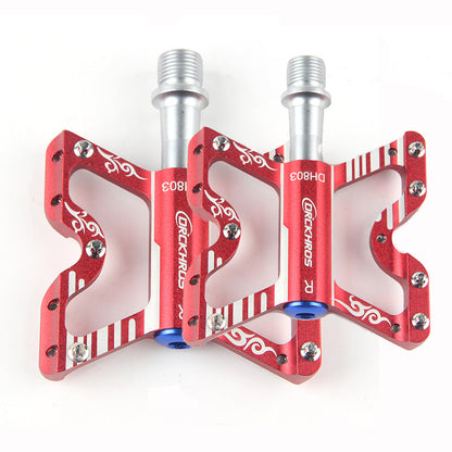 Bicycle Pedal Mountain Bike Road Aluminum Alloy Pedal Three-Bearing Pedal