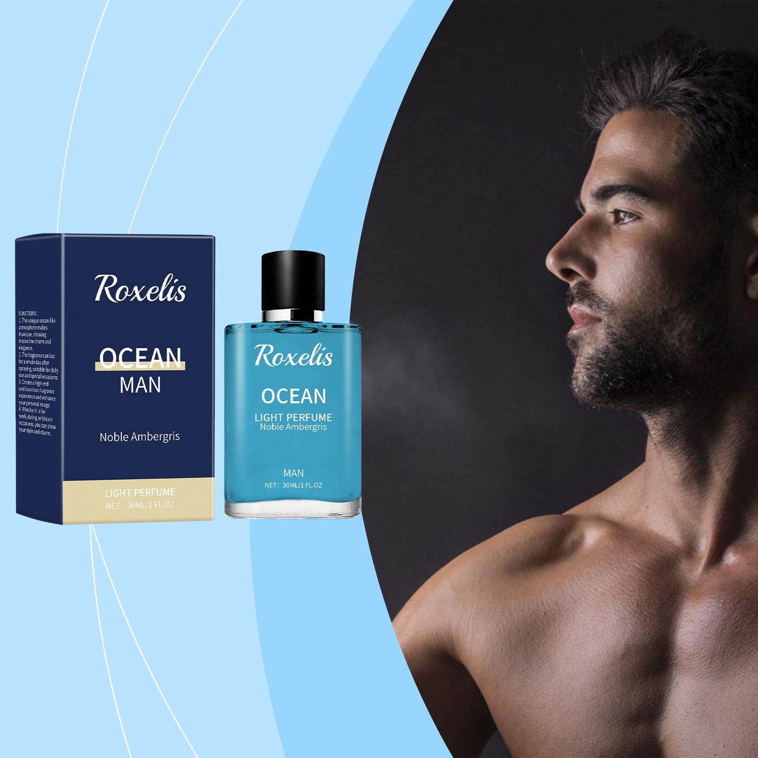 Ambergris Blue Ocean Perfume Men&