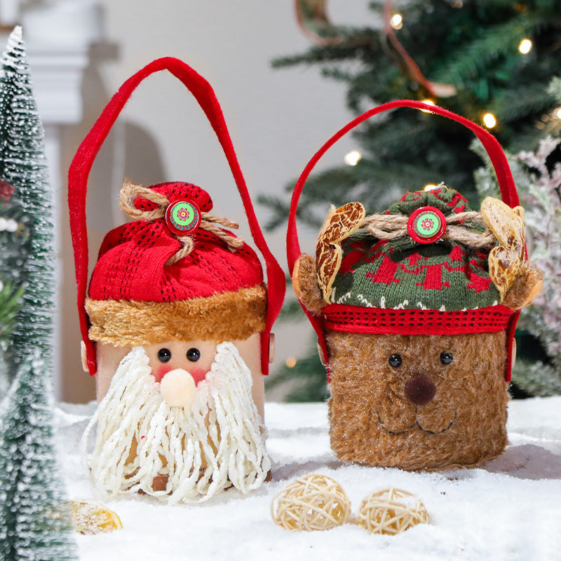 Christmas decorations, cartoon tote bags, gift bags, Christmas gift bags, children&