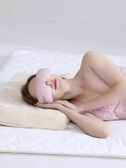 Intelligent massager gift, hot compress eye mask, eye massager, steam eye moisturizer gift, Bluetooth children&