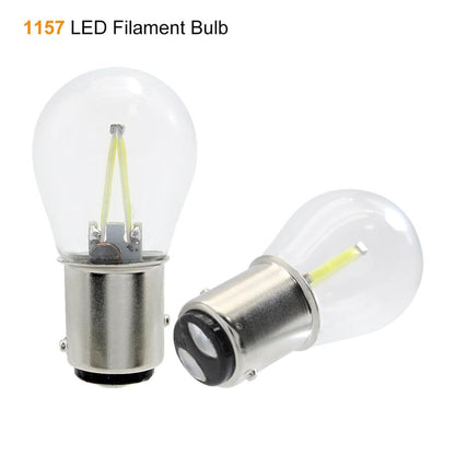1pcs 1156 P21W BA15S 1157 BAY15D COB LED Filament Chip Car Brake Lights Auto Reverse Bulb Parking Lamp 12V Red White Yellow