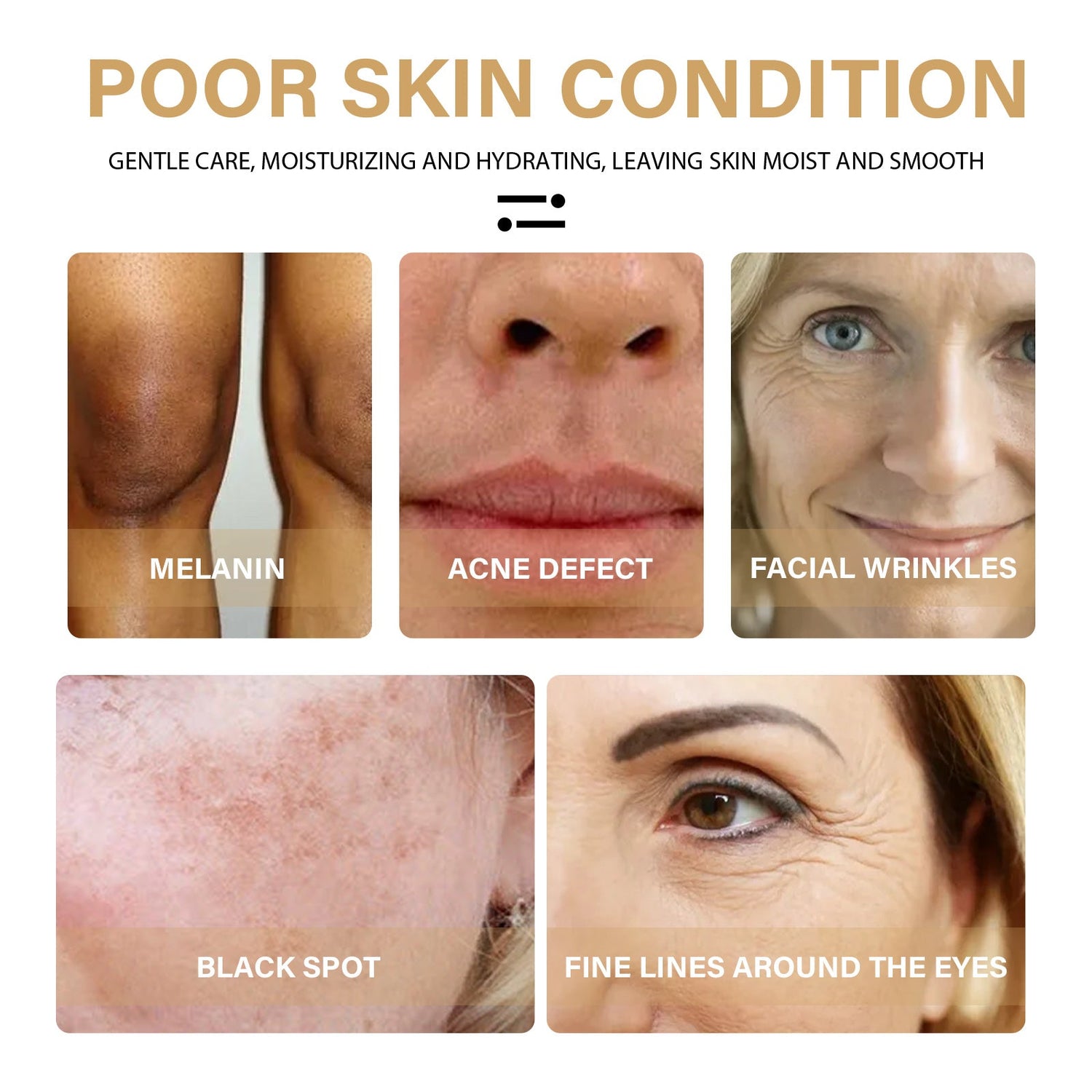 Turmeric Correction Essence Facial Care Hydrating Moisturizing Gentle Moisturizing Skin Care Essence