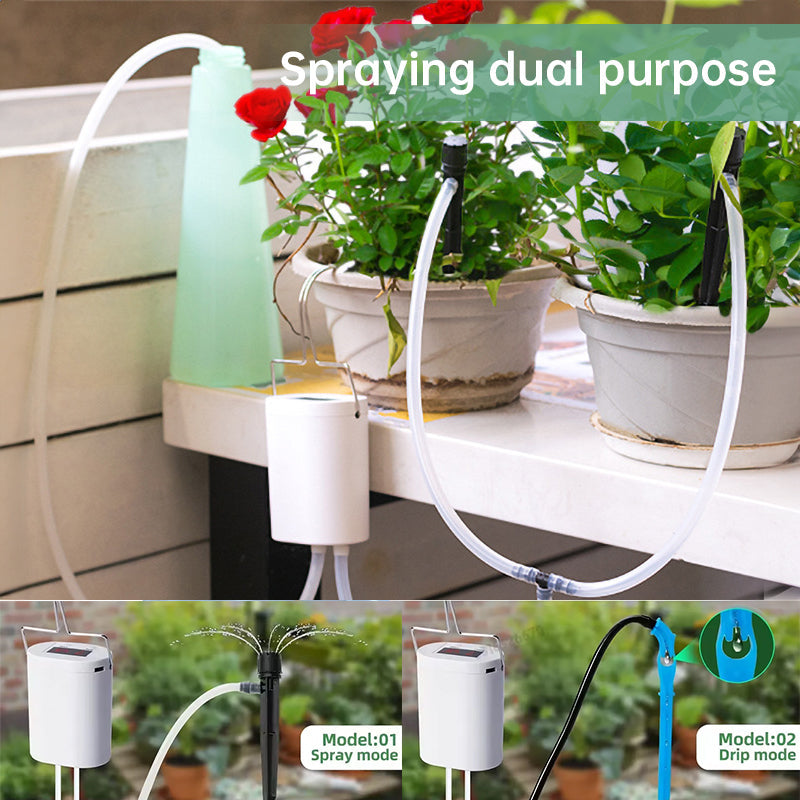 2/4/8/16 - Head Automatic Irrigation Controller, Plant &amp; Flower Sprinklers, Drip Irrigation Kit, Potted Timer