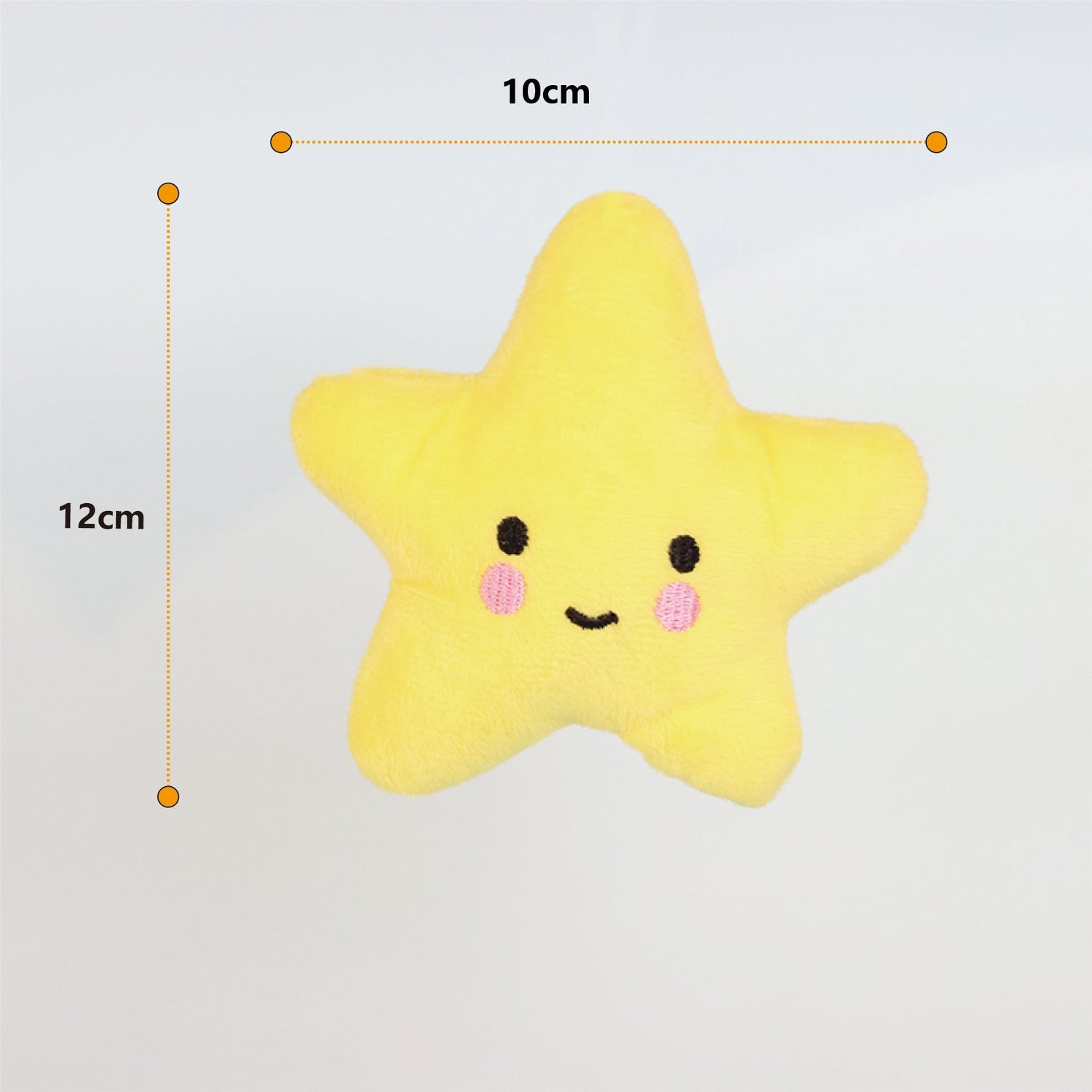 Plush Squeaky Self-Entertainment Toy for Small and Medium Dogs, Border Collies, Durable Chewing Toy for Cats and Dogs