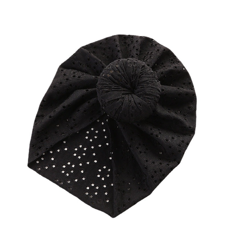 Baby Pullover Cap Cute Lace Hole Donut Baby Indian Tire Cap Children&
