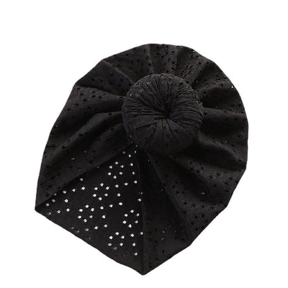 Baby Pullover Cap Cute Lace Hole Donut Baby Indian Tire Cap Children&
