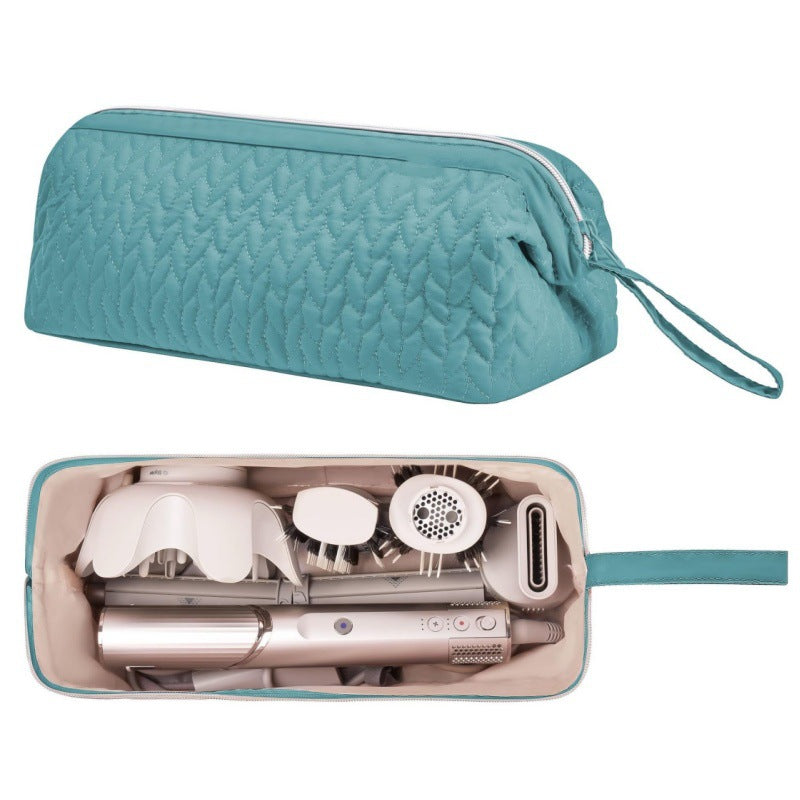 Beige Case for Dyson Airwrap &amp; Revlon Tools: Travel Bag &amp; Organizer.