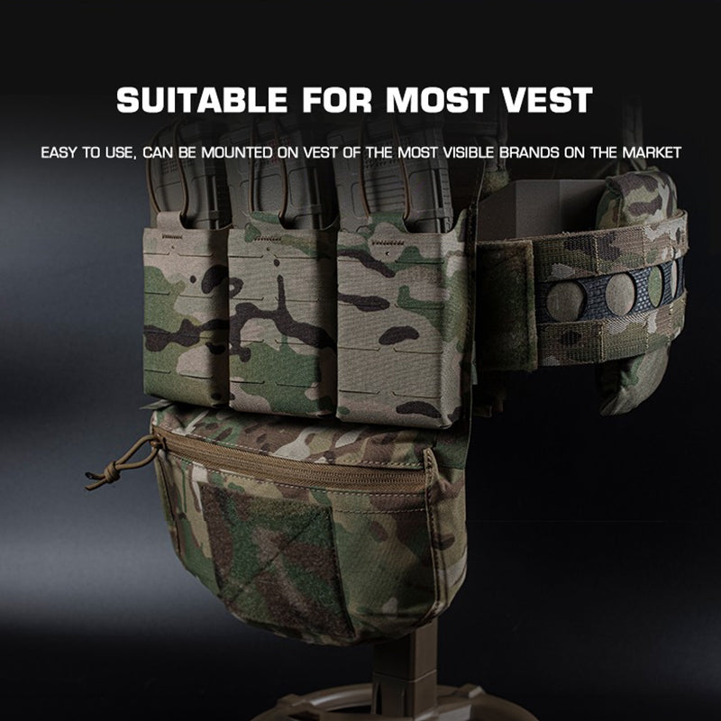 Tactical Hunting Vest with Drop Pouch, for Airsoft &amp; CS, Outdoor Sports
