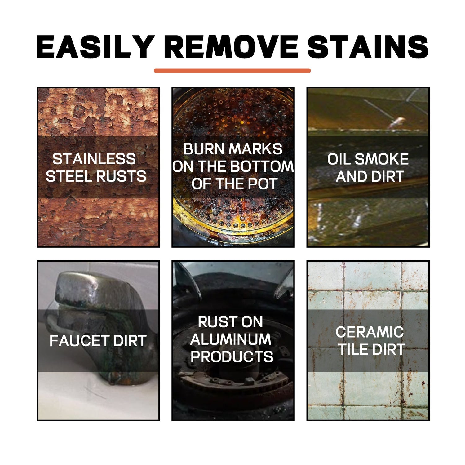 Faucet Stainless Steel Rust Cleaner
