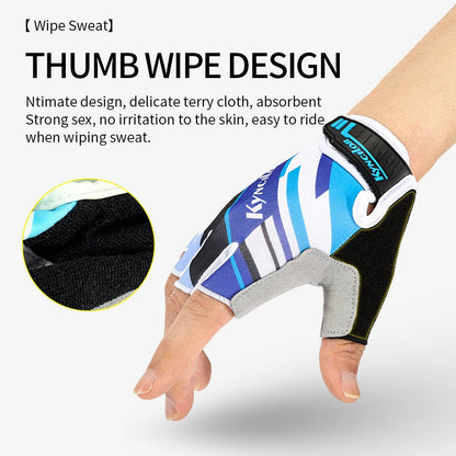 Outdoor cycling half finger gloves men&
