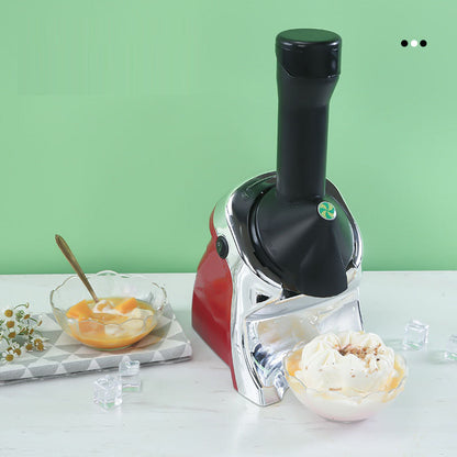 Electronic ice cream machine household electric fruit ice cream machine children&