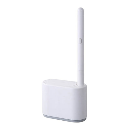 Wall Mounted Disposable Tool with No Dead Corners for Cleaning Bathroom and Toilet Brushes