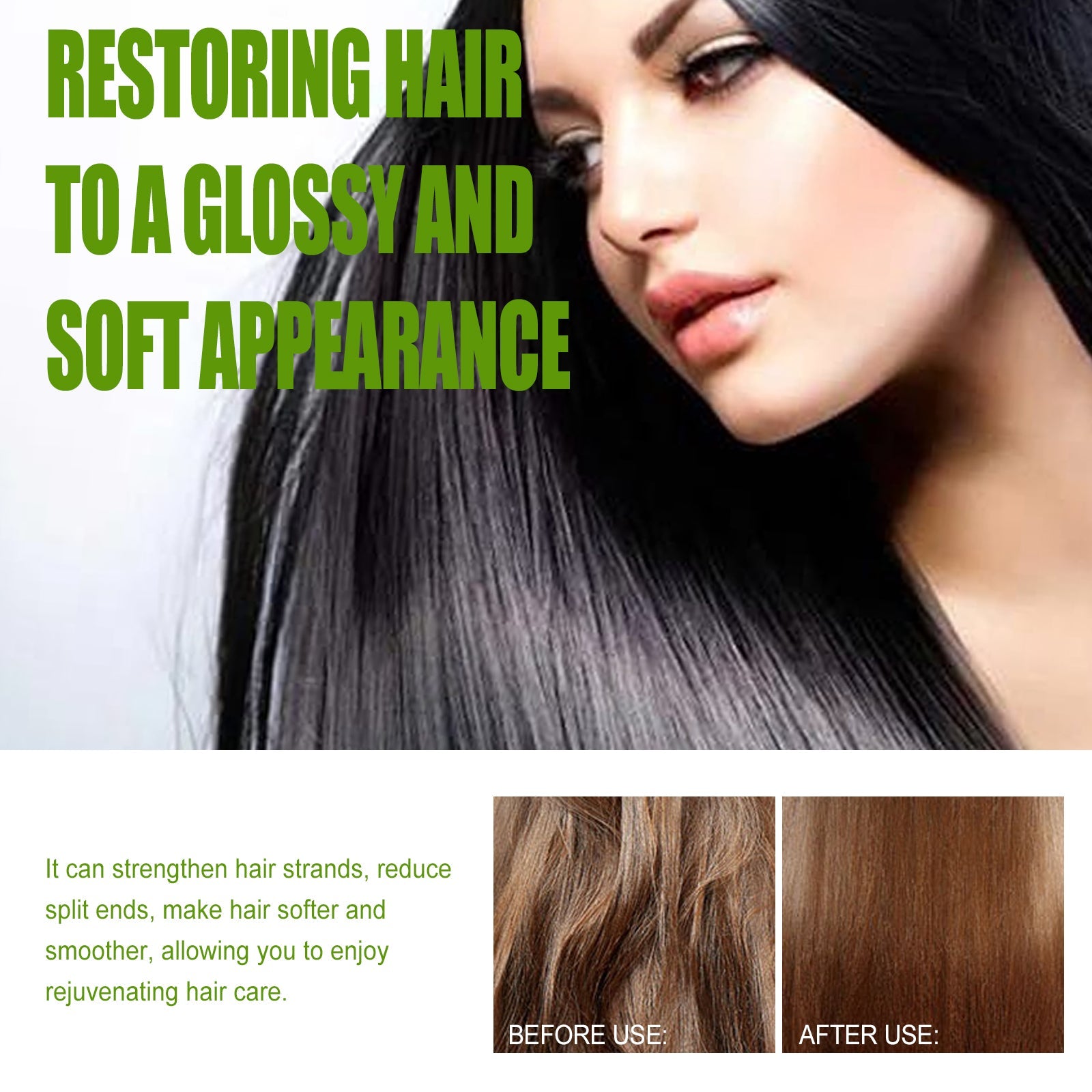 Organic Castor Oil, Moisturizing And Smoothing Hair Repair Ironing And Dyeing Damaged Dry Hair Care Essential Oil