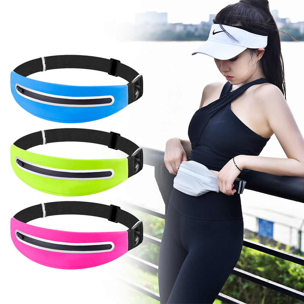Sports waist bag, running phone bag, waterproof reflective, men&