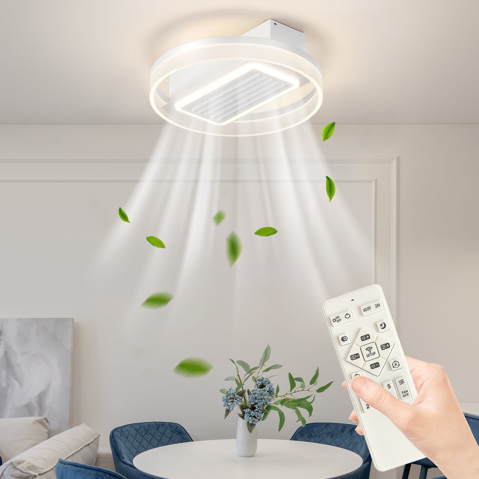 Bladeless LED Fan Lamp II