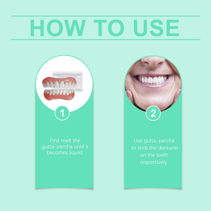 Denture Modification Braces Dental Cosmetic Sets Enhance Smile Appearance Comfortable Material Dentures
