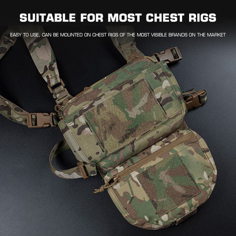 Tactical Hunting Vest with Drop Pouch, for Airsoft &amp; CS, Outdoor Sports