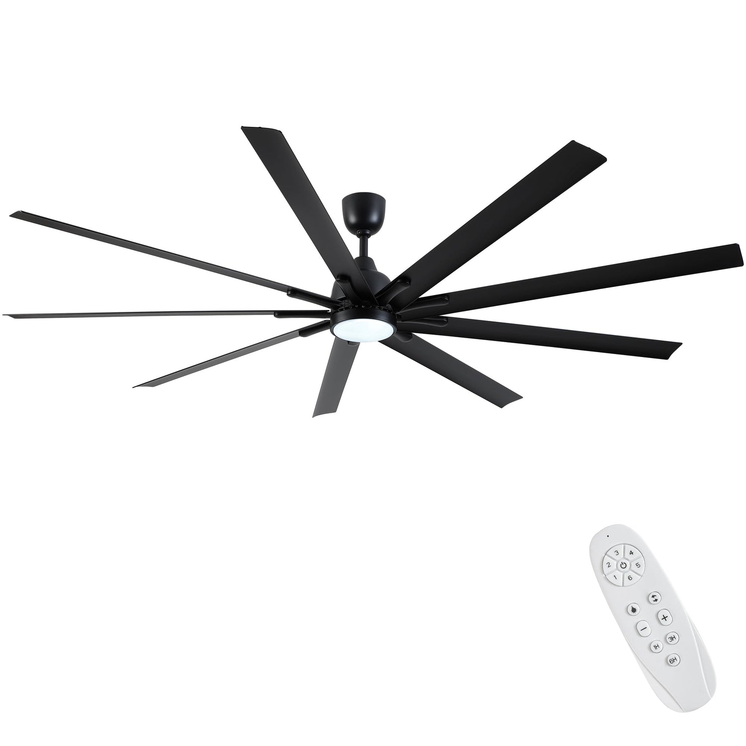 84-Inch Black Ceiling Fan Remote