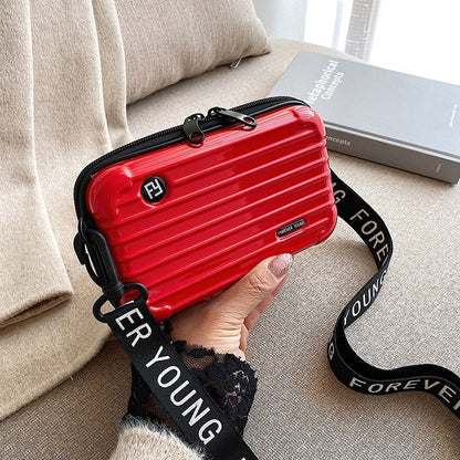 PC hard shell toiletry bag 7-inch shoulder crossbody bag hand storage bag suitcase small bag