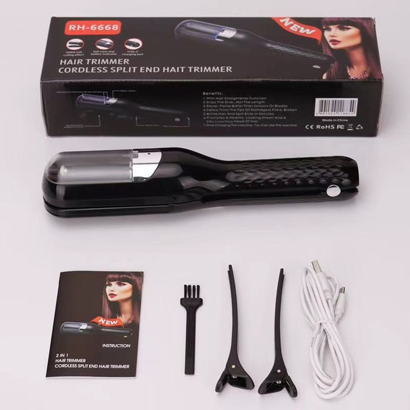 Fully automatic hair clipper, hair splitting and trimming device, multifunctional electric women&