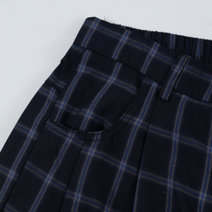Street Trend Retro Plaid Casual Pants Men&