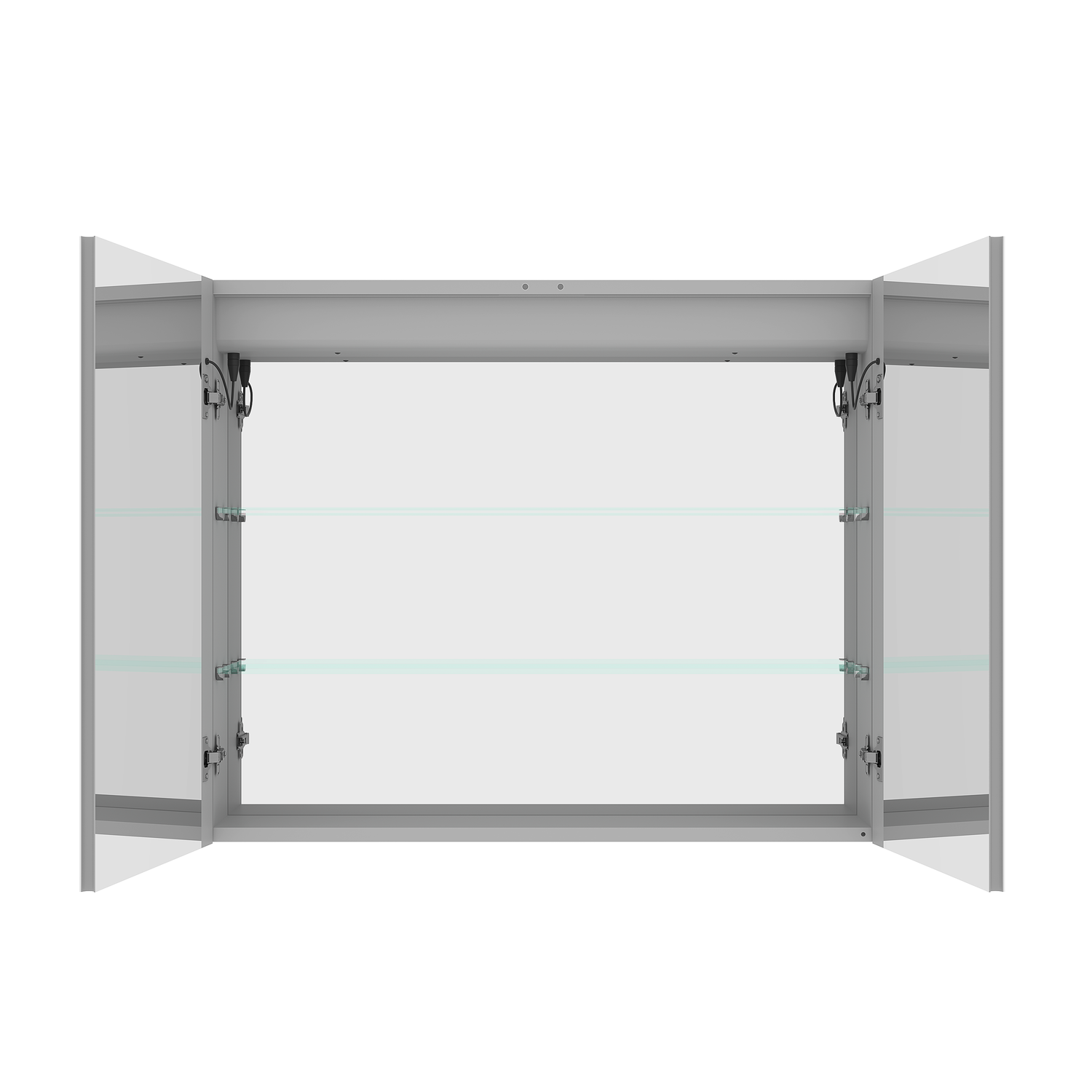 36 x 30 inch Medicine Cabinet with LED Vanity Mirror Anti-Fog  Recessed or Surface Mount Waterproof DimmableAluminum 3000K~6000K Lighted Double Door Bathroom Cabinet with Touch Switch