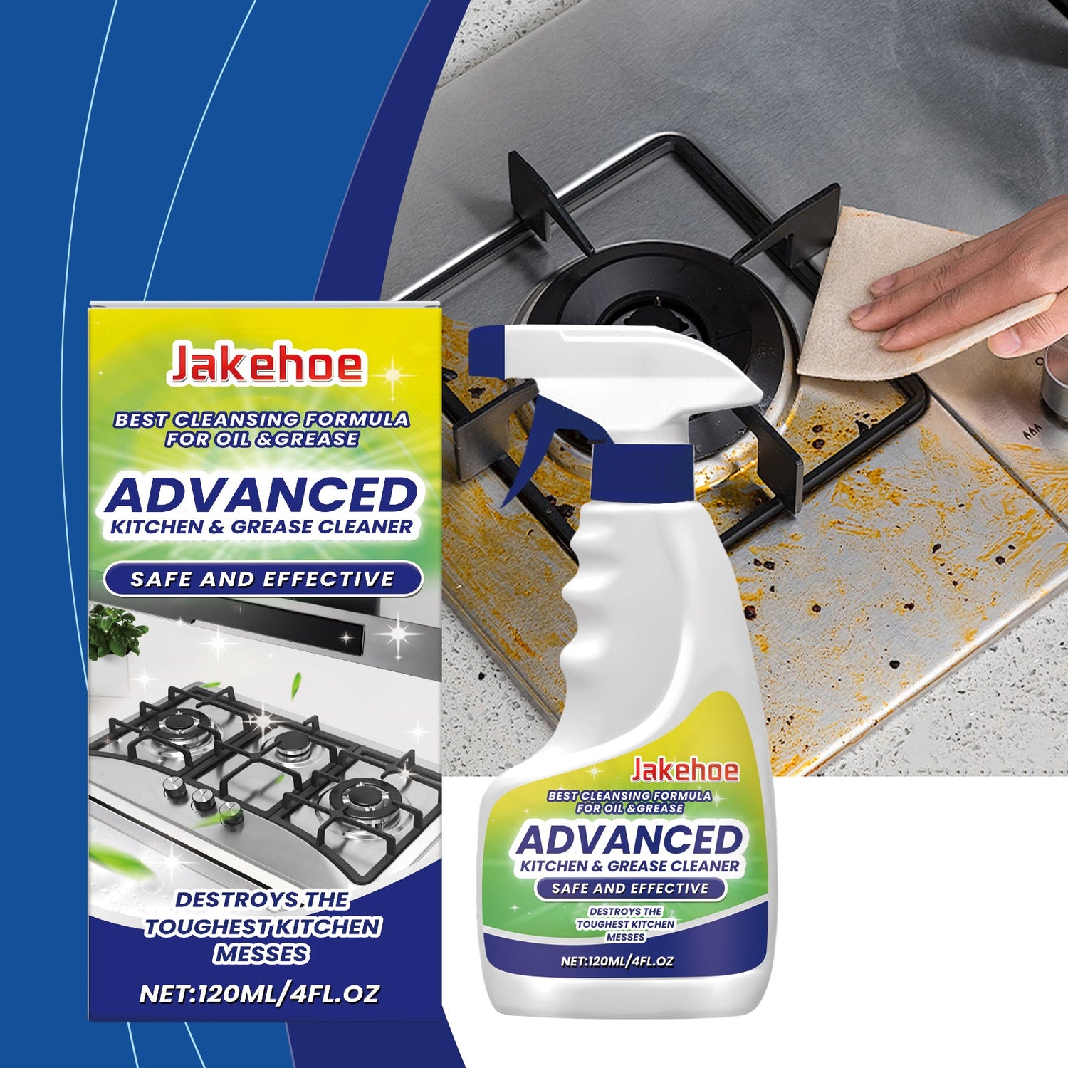 Cooktop Degreasing Foam Cleaner