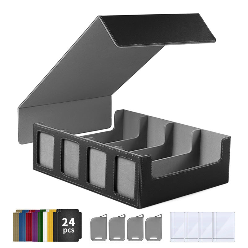 Large-capacity 3000+ Tabletop Game Card Storage Box - Yu-Gi-Oh! &amp; Pokémon Flip-Top Card Case