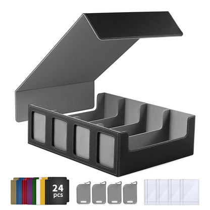 Large-capacity 3000+ Tabletop Game Card Storage Box - Yu-Gi-Oh! &amp; Pokémon Flip-Top Card Case