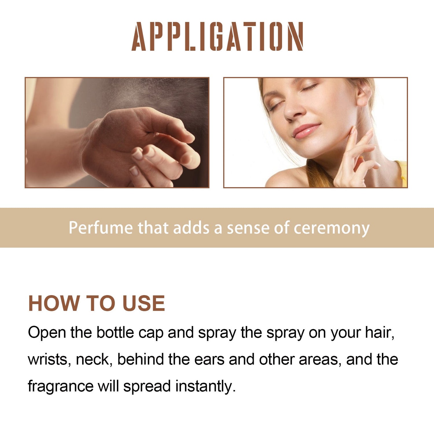 Perfume Spray Fresh Lasting Fragrance Non-Pungent Women&