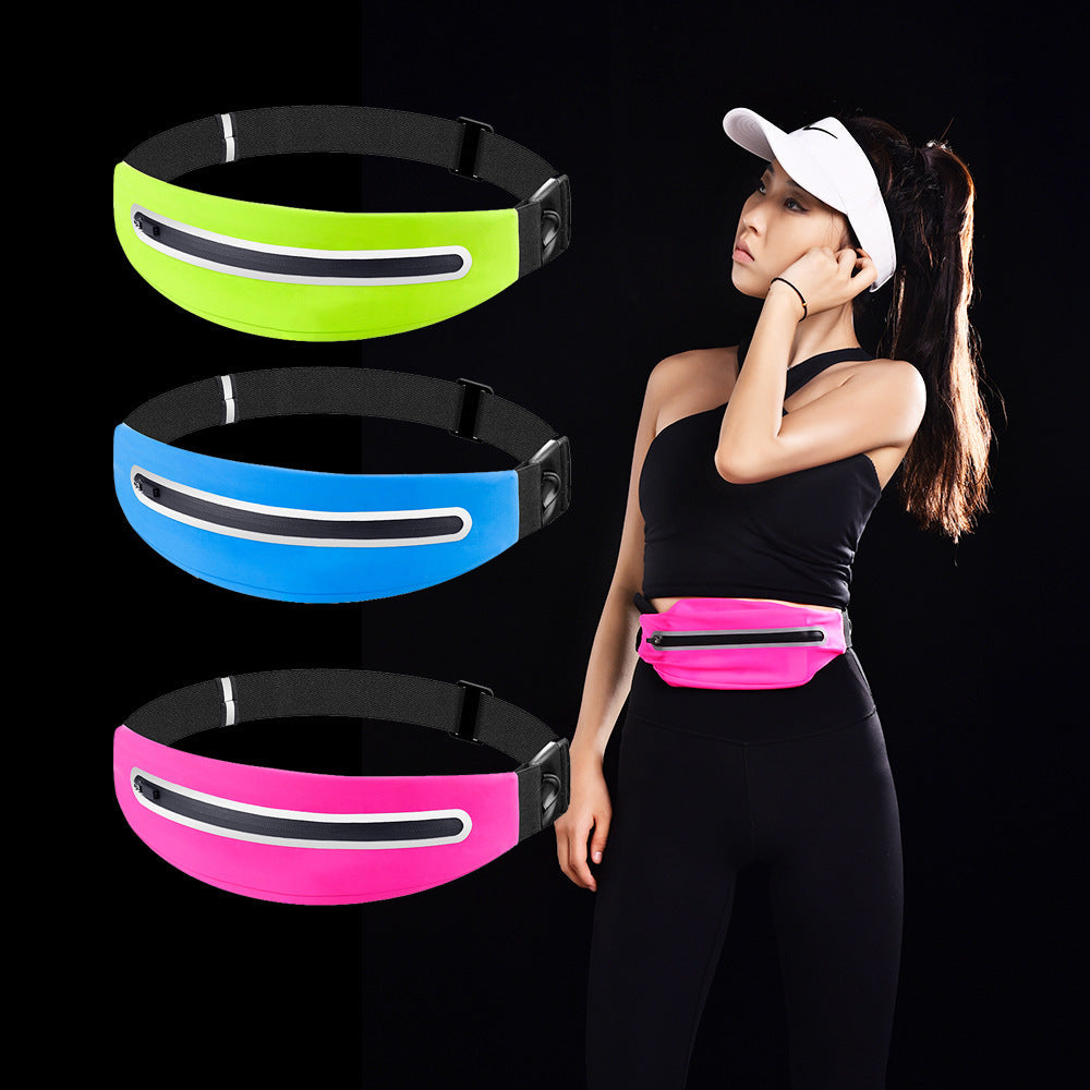 Sports waist bag, running phone bag, waterproof reflective, men&