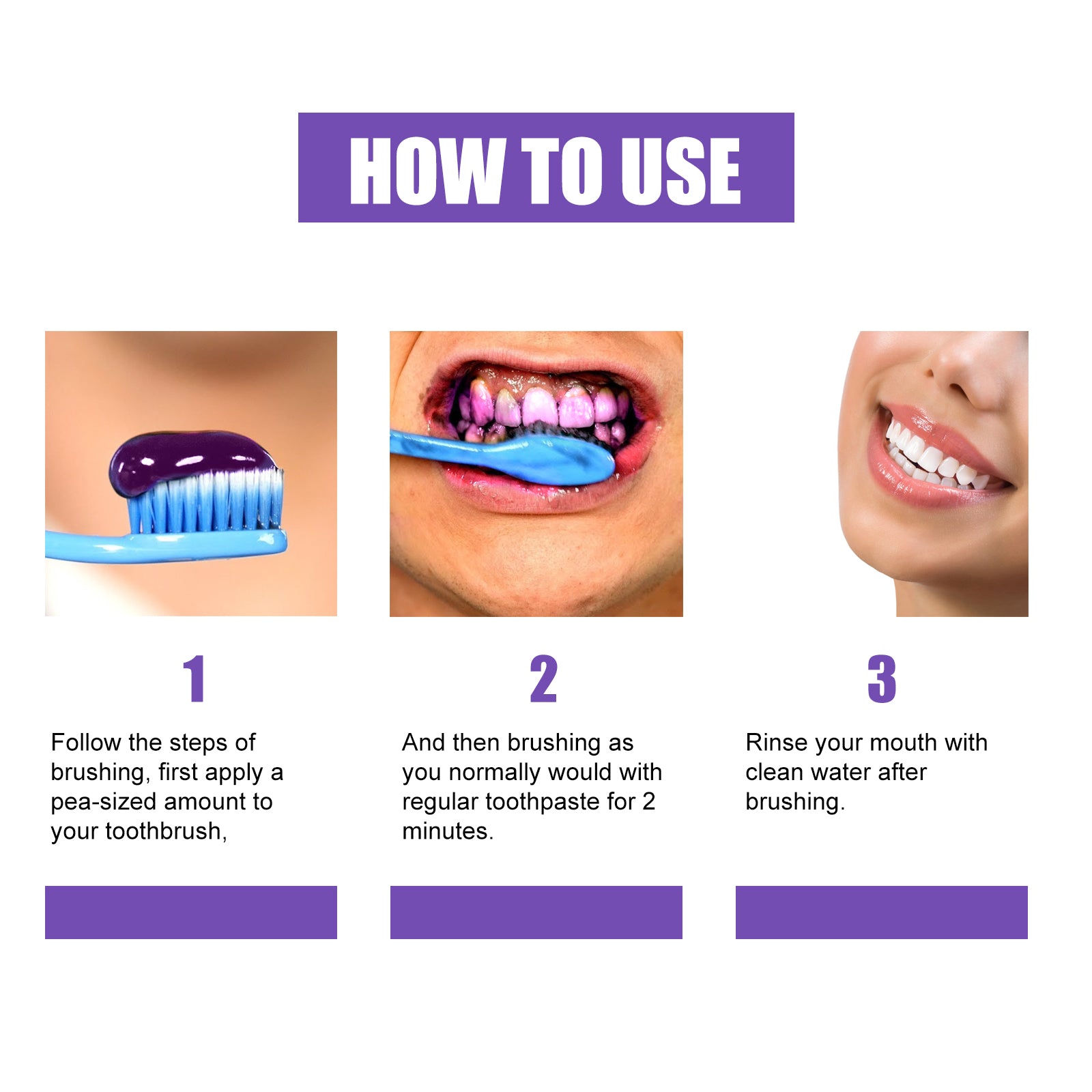 Teeth Whitening Toothpaste, Removing Teeth Stains And Odors Oral Care Brightening And Whitening Teeth Toothpaste