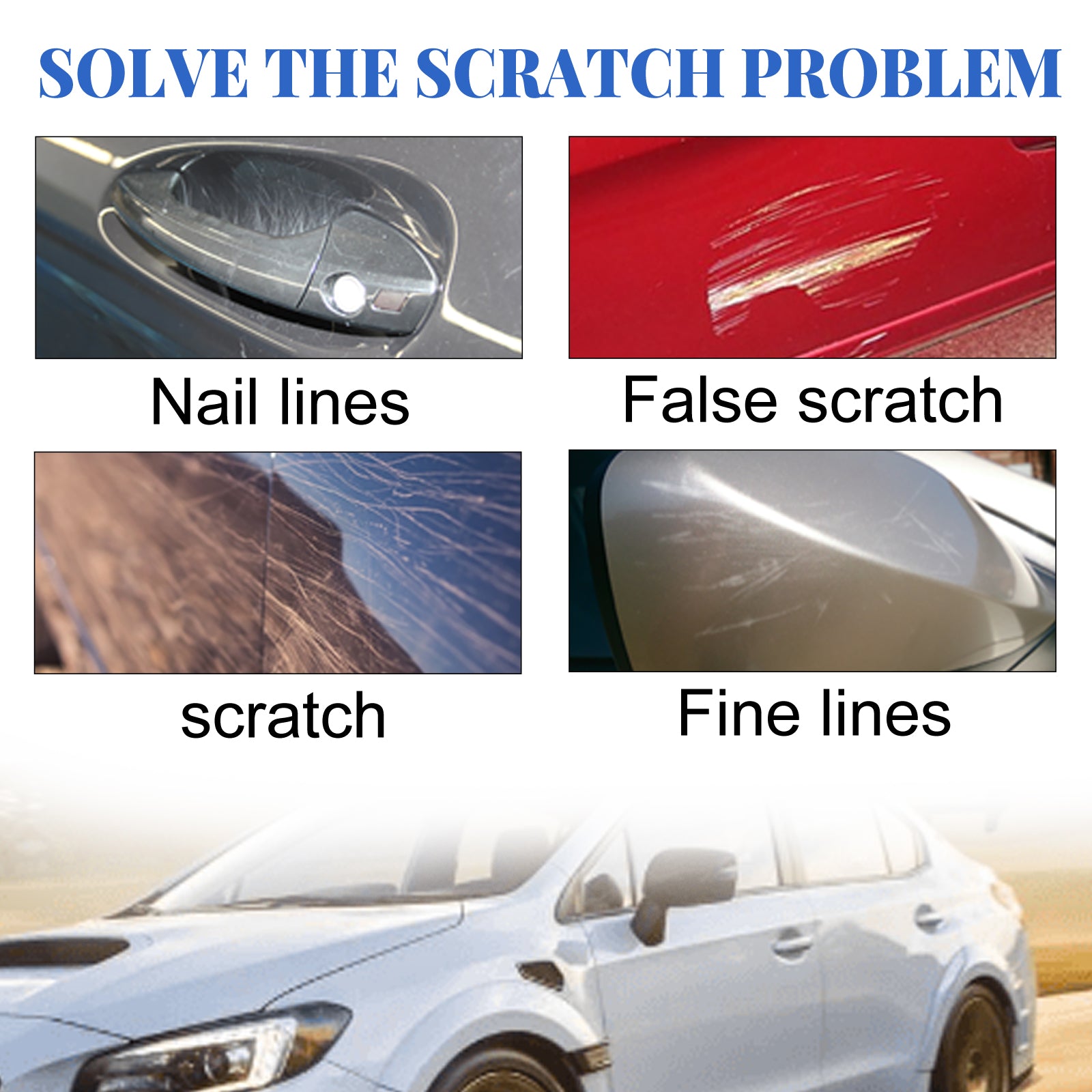 Car Scratch &amp; Swirl Remover, Car Paint Scratches Scratches Repair Cleaning And Polishing Refurbishment Maintenance Kit