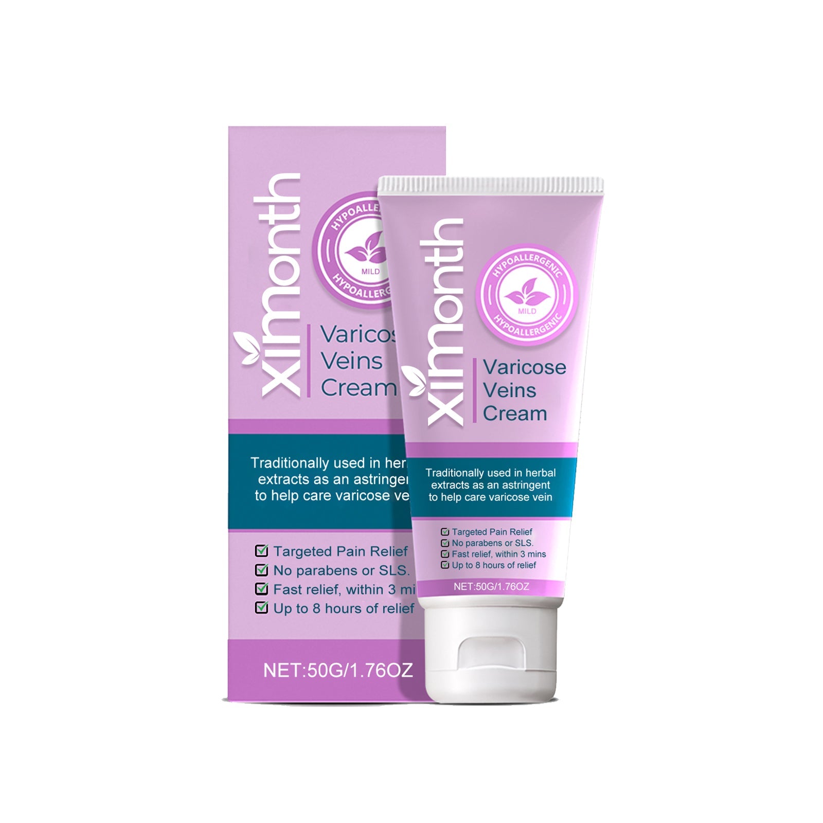 Vein Repair Cream Relieves Leg Swelling Earthworm Leg Varicose Massage Vein Body Care Cream