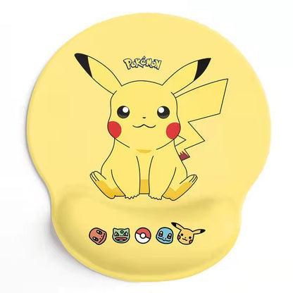 Bear mouse pad wrist mouse pad girls soft pad cute wrist pad 3d silicone wrist pad hand rest