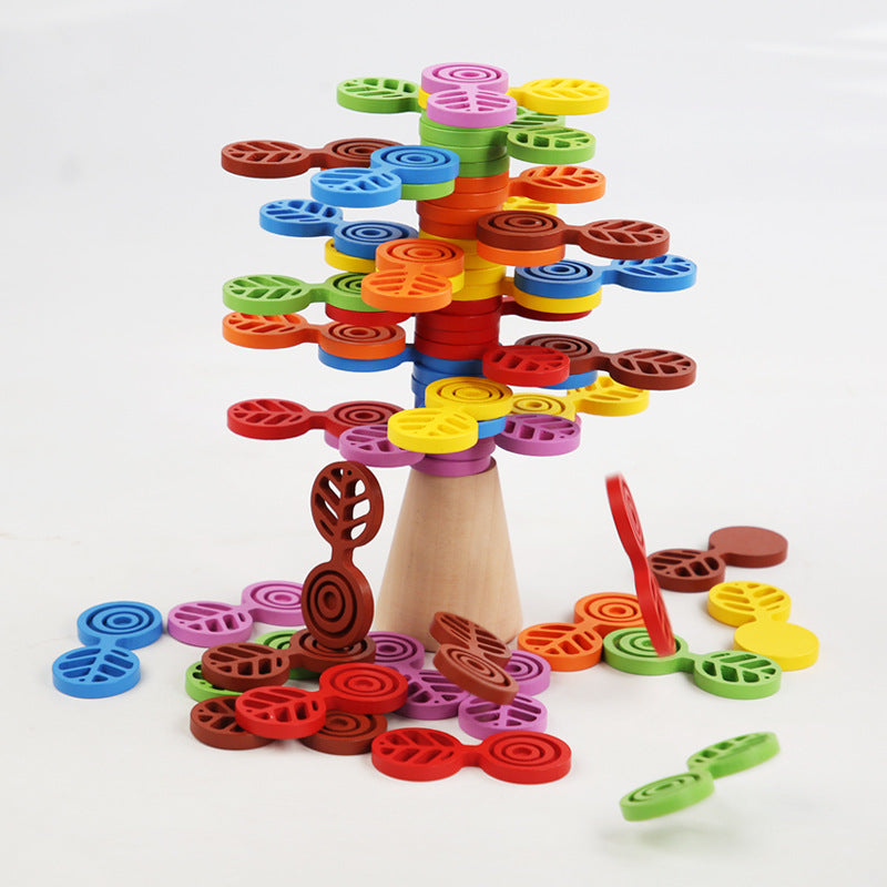 Stacking Tree Balance Building Blocks for Children&