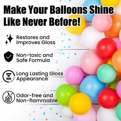 Balloon Shiny Spray, Balloon Safety Long-Lasting Gloss Appearance Polishing Brightening Spray