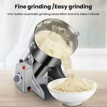 3000W, 800G Parts - Free Big - Capacity Grinder. Grinds herbs, coffee, grains, spices, medicine, wheat &amp; dry food.
