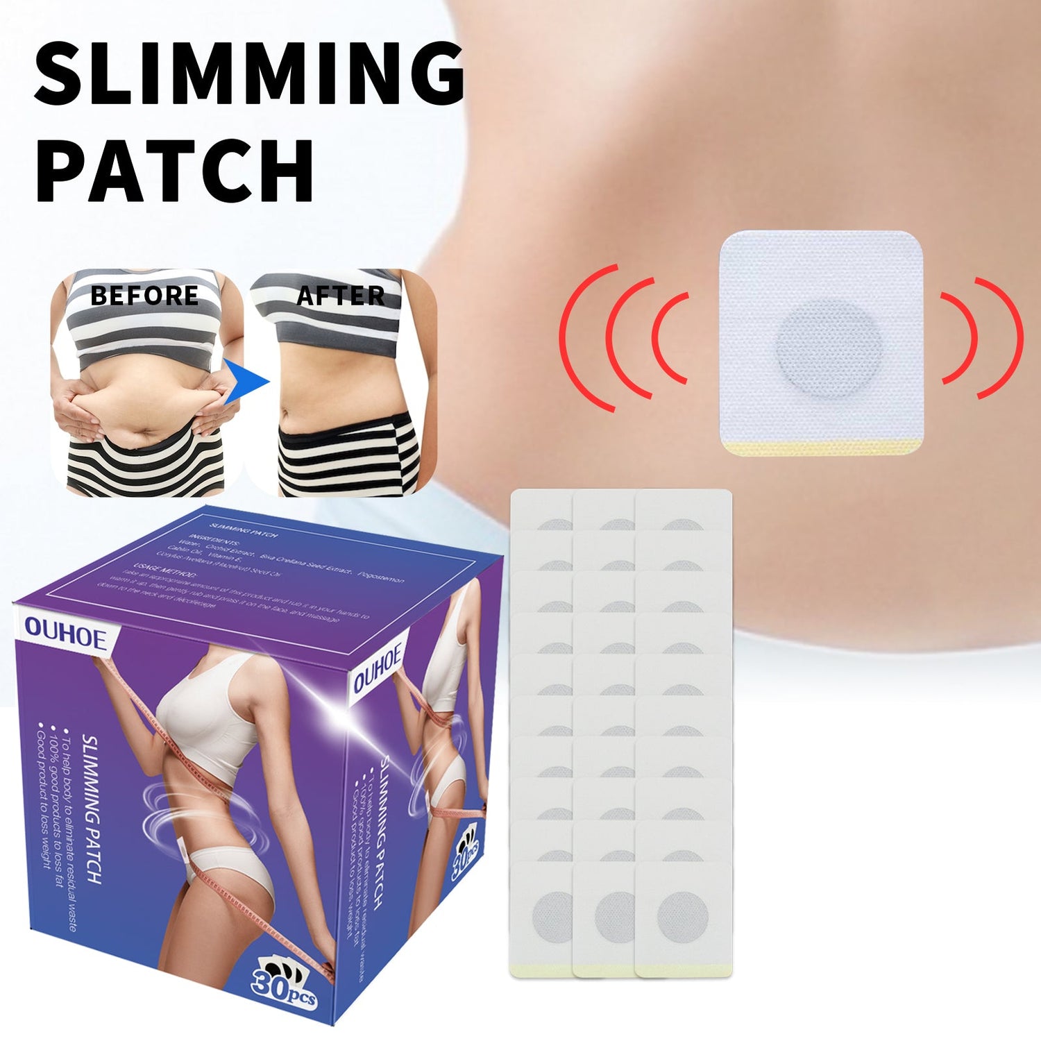 Herbal Slimming Navel Stick, Toning Beauty Body Firming Body Shaping Stick