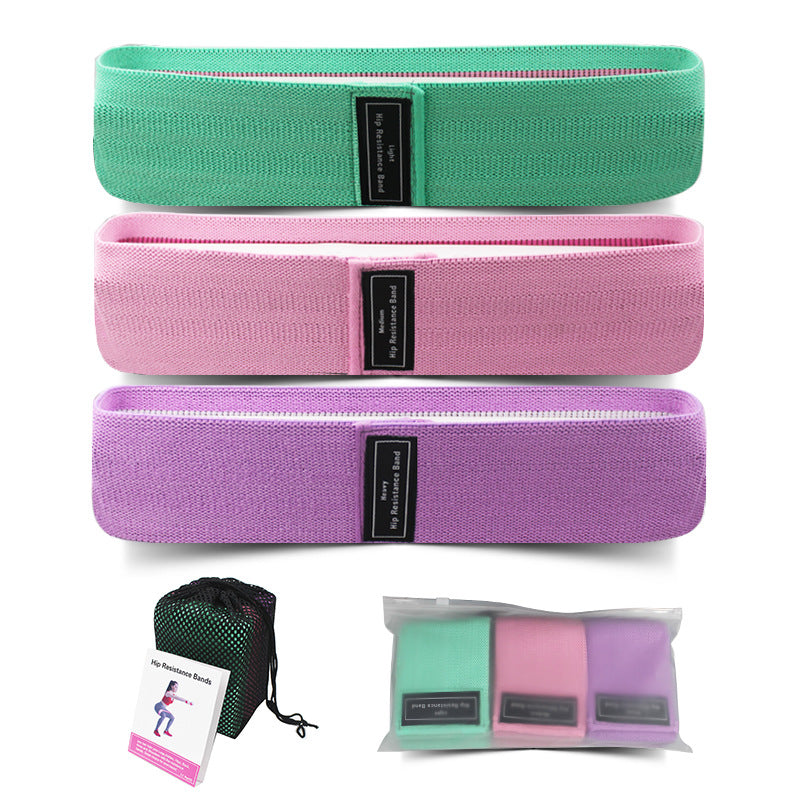 Body shaping squat hip circle yoga fitness tension belt resistance belt stretch belt