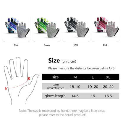 Outdoor cycling half finger gloves men&