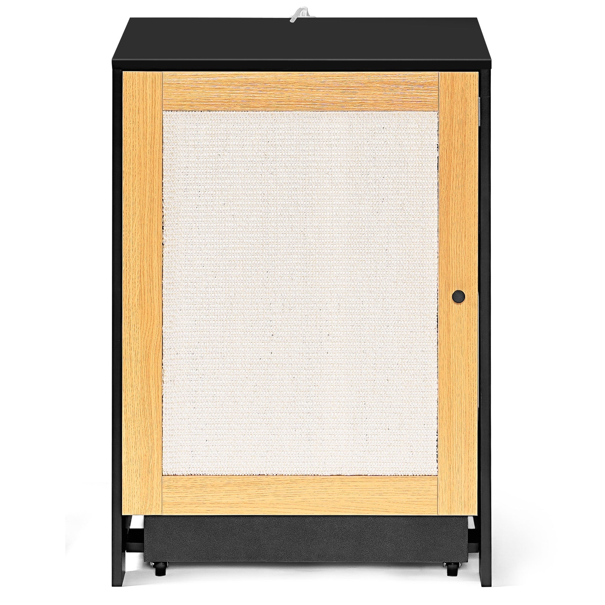 Cat Litter Box Enclosure, Hidden Cat Washroom, Kitty End Table, Litter cabinet with sisal door,Black