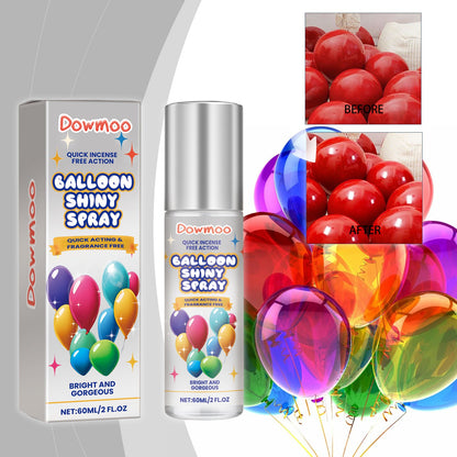 Latex Balloon Shine Spray, Long-Lasting Non-Oxidizing Enhanced Gloss Textured Atmosphere Spray