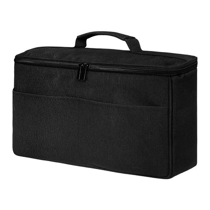 travel storage bag compatible with Dyson Airwrap Styler, a portable organizer with multi-pockets for hair curler and attachments