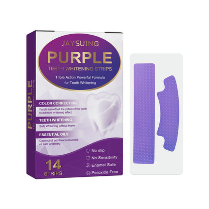 Purple Teeth Whitening Dental Strips