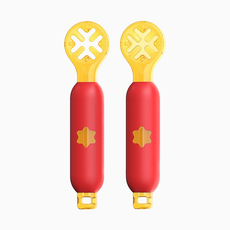 Rice paste complementary food spoon hole shaped children&